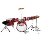 MXT-FT104-5RD BATERIA ACUSTICA ROJA P/NIÑO "MXT"