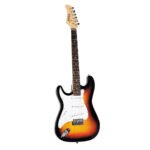 VZ-ST309-01LFSB GUITARRA ELÉCTRICA 39" PARA ZURDOS COLOR SUNBURST "VOZZEX"