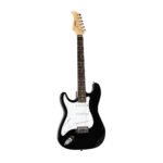VZ-ST309-01LFBK GUITARRA ELECTRICA 39" PARA ZURDOS COLOR NEGRO "VOZZEX"