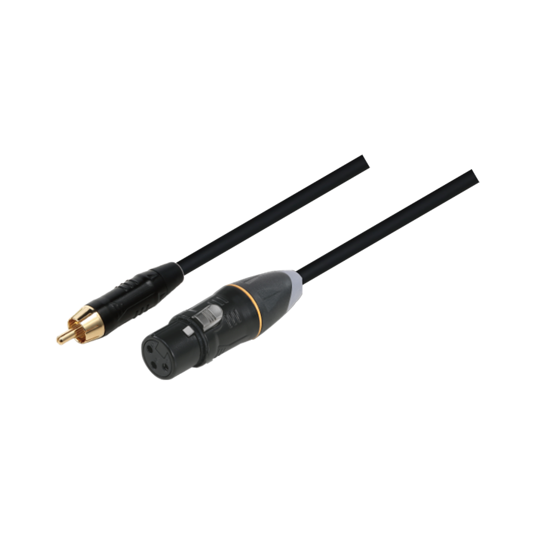 BXR031 WEB BXR031/20FT CABLE JACK XLR A PLUG RCA - 20FT "SOUNDKING" - Imagen 1