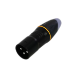 CX3M010B PLUG XLR NEGRO "SOUNDKING"