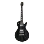 VZ-LP02BK-WH GUITARRA ELECTRICA T/LES PAUL 39" COLOR NEGRO-BLANCO C/FUNDA "VOZZEX"