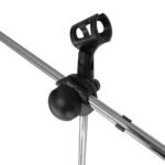 VZ-BY200W PEDESTAL P/MICROFONO C/DOBLE BOOM "VOZZEX" - Imagen 2