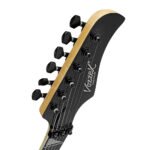VZ-EG07BK GUITARRA ELECTRICA DOBLE SHAKE, COLOR: NEGRO 39" CON FUNDA "VOZZEX" - Imagen 2