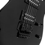 VZ-EG07BK GUITARRA ELECTRICA DOBLE SHAKE, COLOR: NEGRO 39" CON FUNDA "VOZZEX" - Imagen 4