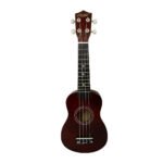 VZ-XU21-11BW UKELELE COLOR MARRON C/FUNDA  21" SOPRANO "VOZZEX"