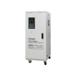 SVC-M 30KVA ESTABILIZADOR SERVO.C/PANTALLA DIGITAL ENTRADA 100V-250V SALIDA 220V 30000VA CON 4 VENTILADORES "PRASEK"