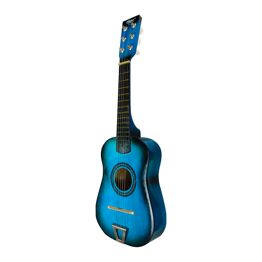 VZ-GT23-BL WEB VZ-GT23/BL GUITARRA ACUSTICA P/NIÑOS 23" AZUL "VOZZEX" - Imagen 1