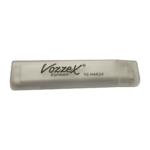 VZ-HAR24 ARMONICA D/ METAL INOXIDABLE - 24 AGUJEROS SILVER/GOLD C/ CASE (PROTECTOR) PLASTICO "VOZZEX" - Imagen 2