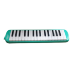VZ-MEL32-GR MELODICA 32 TECLAS C/ESTUCHE DE LONA, MANGUERA Y BOQUILLA - VERDE "VOZZEX"
