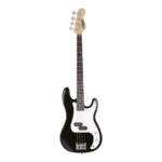 VZ-BE81/BK BAJO ELECTRICO NEGRO C/GOLPEADOR BLANCO "VOZZEX"
