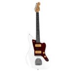 VZ-GEL-45WH GUITARRA ELECTRICA BLANCA C/PASTILLA SINGLE - GOLPEADOR RED TORTOISE "VOZZEX"