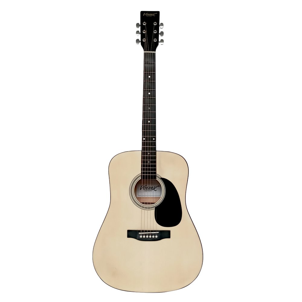 VZ-ST41-NT web VZ-ST41/NT GUITARRA ACUSTICA 41" NATURAL C/GOLPEADOR NEGRO "VOZZEX" - Imagen 1