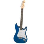 VZ-GEL-42BL GUITARRA ELECTRICA AZUL C/GOLPEADOR PERLA "VOZZEX"