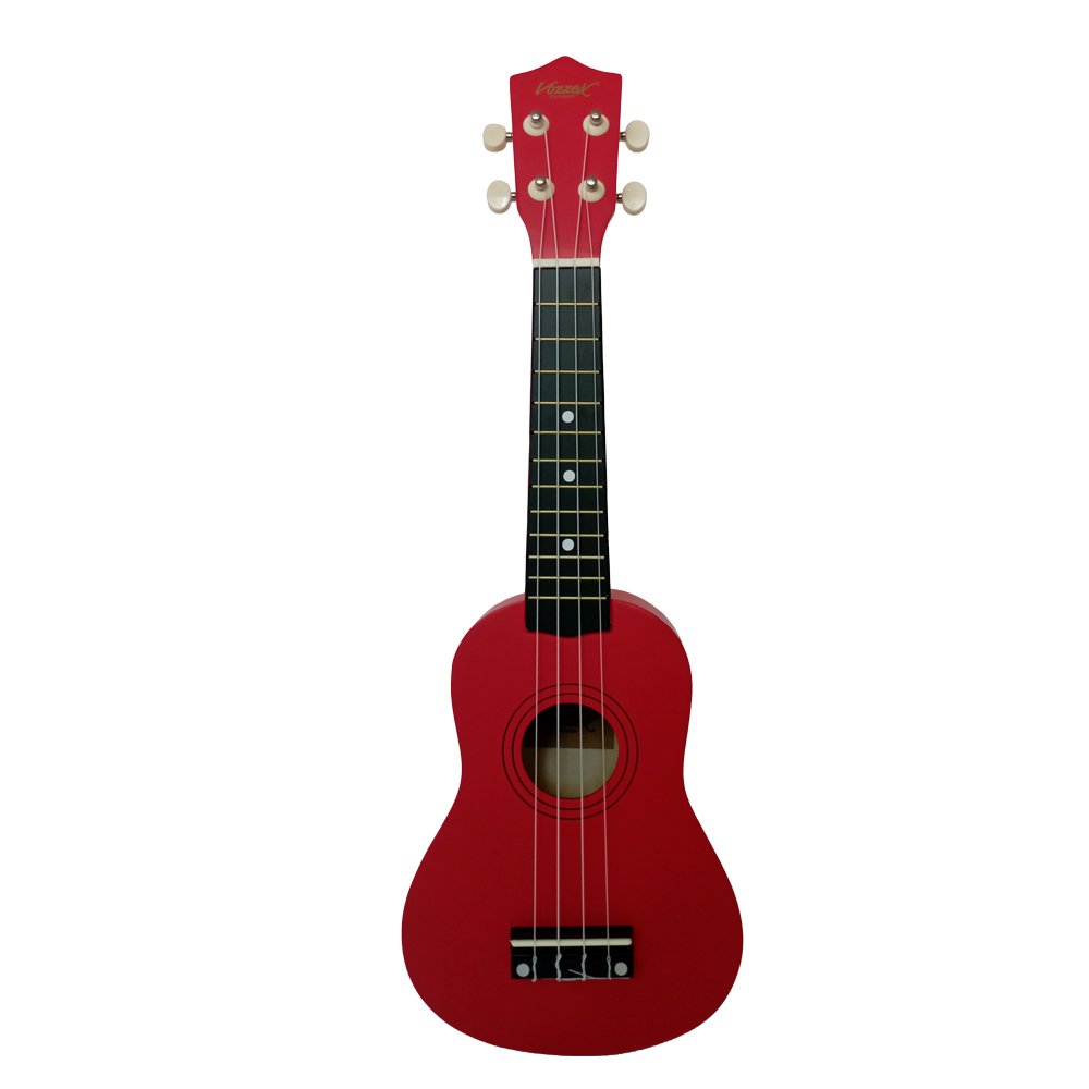 vz-uk-21-rd web VZ-UK/21-RD UKELELE ROJO 21" SOPRANO "VOZZEX" - Imagen 1