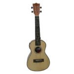 VZ-UK23/EQ UKELELE BICOLOR NATURAL 23" C/EQ, Y AFINADOR CONCIERTO C/FUNDA  "VOZZEX"