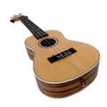 VZ-UKSZ/23 UKELELE BICOLOR (NATURAL/ATIGRADO) 23" CONCIERTO C/FUNDA "VOZZEX" - Imagen 3
