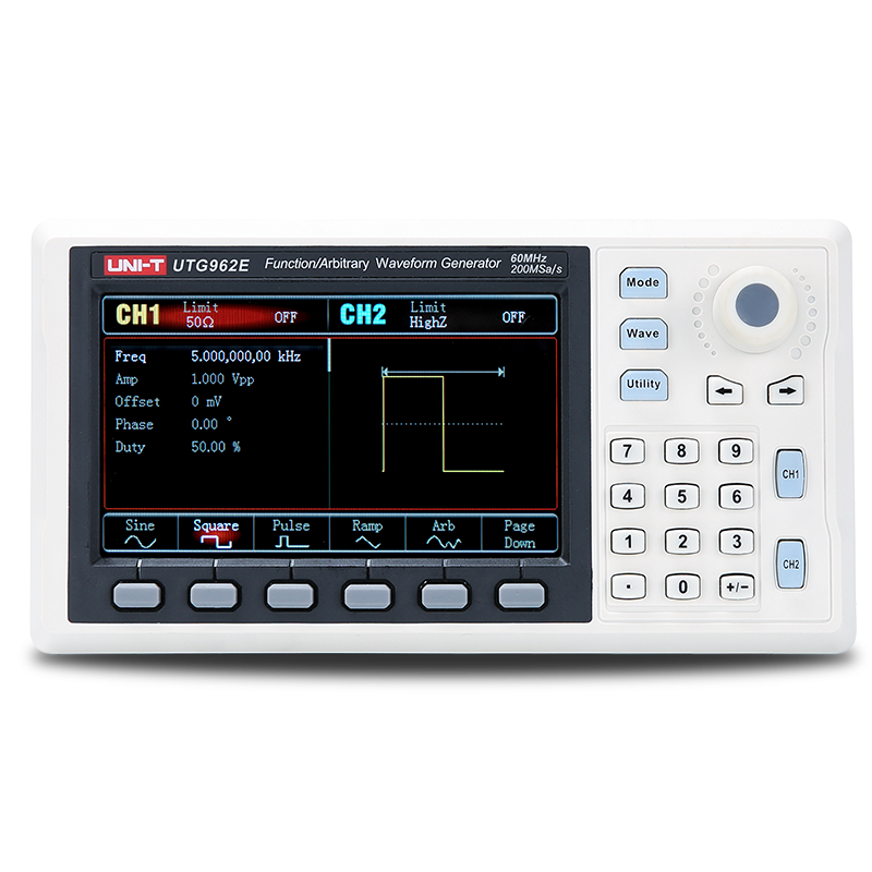 UTG962E_1 UTG962E GENERADOR DE FUNCIONES Y FORMAS DE ONDAS «UNI-T» - Imagen 1