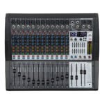 PZ-LS12-PRO CONSOLA DE AUDIO AMPLIFICADA DE 12 CANALES 2X300W C/USB, BLUETOOTH, C/PHANTOM POWER 48V, C/CONEXION A PC, C/DOBLE VENTILADOR Y C/2 EQ GRÁFICOS DE 7 BANDAS «POTTENZA PREMIUN»