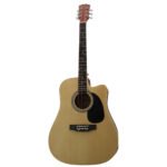 VZ-XFP41-02CN-EQ GUITARRA ELECTROACUSTICA C/CORTE C/GOLPEADOR NEGRO DE 41" COLOR NATURAL MATE Y ESPALDA SEMIATIGRADA C/EQ Y AFINADOR C/SALIDA JACK 6.35MM Y XLR C/FUNDA «VOZZEX»