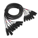 CHLP430LU4 CABLE DE AUDIO MEDUSA 8 JACK XLR A 8 PLUG XLR DE 4M «PROEL»