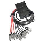 EBN804LU10 CABLE DE AUDIO MEDUSA DE 12 CANALES (8 ENTRADAS "XLR"- 4 SALIDAS "XLR") NEUTRIK «PROEL»