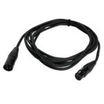 CHL250LU5 CABLE PLUG XLR A JACK XLR DE 5M NEGRO «PROEL»