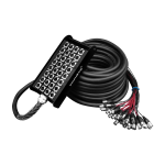 AH121/30M CABLE MEDUSA 24CAN XLR(F)+8AUX. XLR(M) AUX.30M SOUNDKING