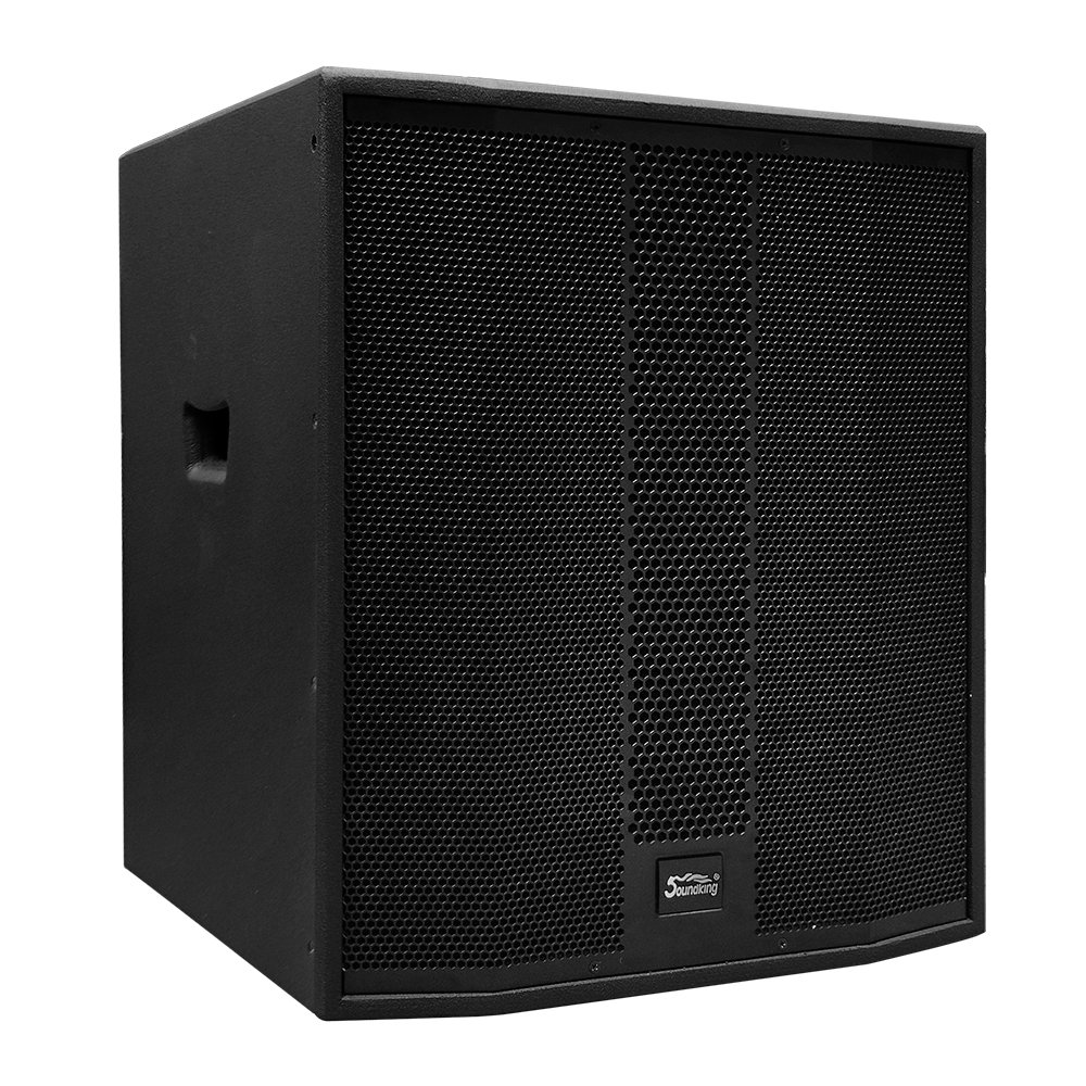 FPE-18SUB-WOOFER-3-4-WEB.jpg FPE18SAD SUBWOOFER ACTIVO 18" 2400W SPL: 134 DB C/DSP - PLYWOOD "SOUNDKING" - Imagen 1