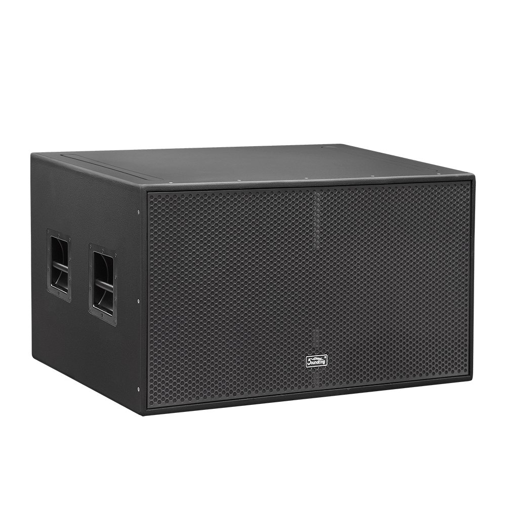 GL218S_3-4_WEB.jpg GL218S SUBWOOFER PASIVO 2X18" - 8 OHM 2000W RMS SPL: 138DB PEAK (PLYWOOD) "SOUNDKING" - Imagen 1