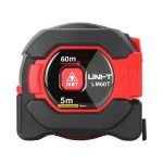 LM60T WINCHA DIGITAL C/LASER 2 EN 1 PORTATIL Y COMPACTO / PANTALLA EBTN 1.22" / LASER 60M CINTA 5M / UNIDAD D/MEDIDA: M,PIES,PULG. "UNI-T"