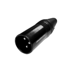 LN-1032-2 CONECTOR PLUG XLR BLACK "L&N-ACOUSTICS"