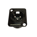 LN-1094-BK SOCKET XLR PLUG NEGRO "L&N-ACOUSTICS"