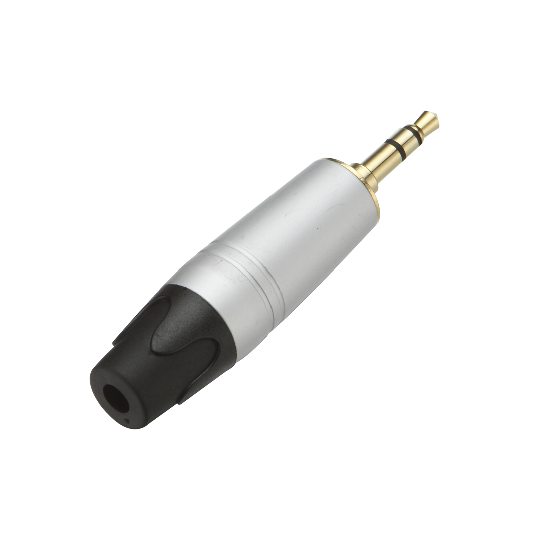 LN-161SL-WEB.png LN-161SL CONECTOR PLUG STEREO 3.5MM PLATEADO C/ PIN DORADO "L&N-ACOUSTICS" - Imagen 1