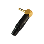 LN-162BG-BK CONECTOR PLUG STEREO 3.5MM NEGRO C/ PIN DORADO TIPO L "L&N-ACOUSTICS"