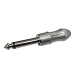 LN-3040 CONECTOR PLUG MONO 6.35MM SILVER "L&N-ACOUSTICS"