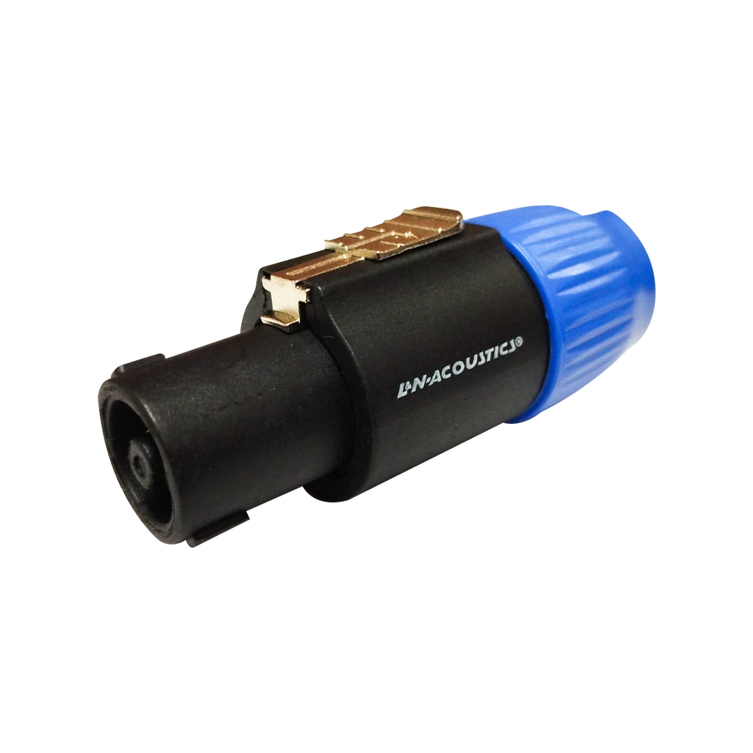 LN-4004-web.png LN-4004 PLUG SPEAKON 4 PINES S/COLA C/SEGURO "L&N-ACOUSTICS" - Imagen 1