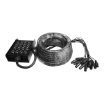 LN-8159B-20M MEDUSA 16 CANALES (12 JACK XLR + 4 PLUG XLR) 20 M "L&N-ACOUSTICS"
