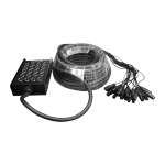 LN-8159C-30M MEDUSA 20 CANALES (16 JACK XLR + 4 PLUG XLR) 30 M "L&N-ACOUSTICS"