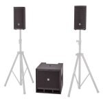 LT812A SISTEMA ACTIVO DE SONIDO SAT HF: 1" + LF: 8" SPL: 121dB PEAK  SUBWOOFER 12"  1600W PEAK  SPL: 124dB PEAK C/4 RUEDAS "PROEL"