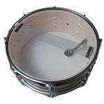 LV-TR-SIL	 TAROLA 14"X5.5" D/ACERO PLATEDA C/SORDINA "LOV" - Imagen 2