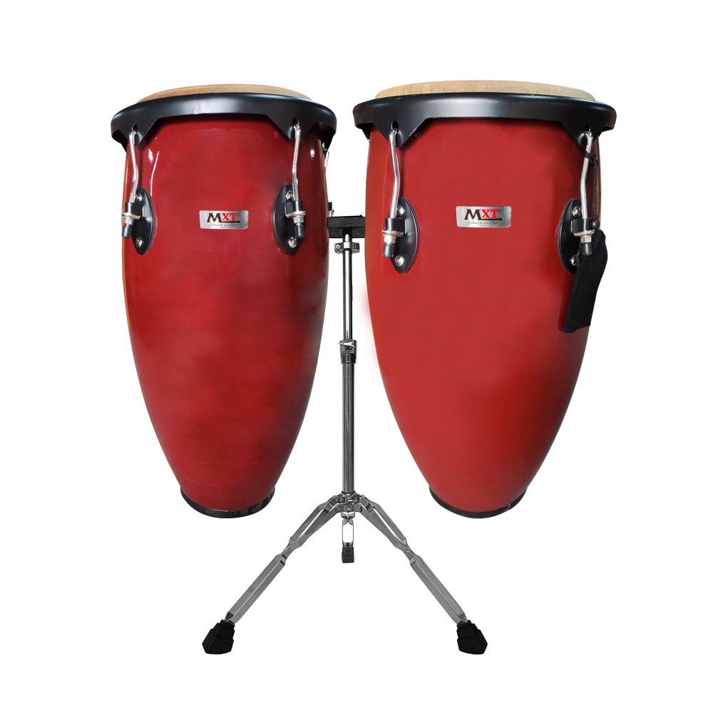 MXT-CG-WN-web.jpg MXT-CG/WN SET DE CONGA 11.75"+12.5" ROJO VINO "MXT" - Imagen 1