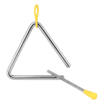 MXT-T10 TRIANGULO 10" - GANCHO AMARILLO/VARILLA PLATEADA/AMARILLO "MXT"