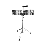 MXT-TB1415 TIMBAL 14"+15" PLATEADO "MXT"