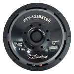 PTY-12TBX100 PARLANTE 12" (DIAM. DE BOBINA 4") FERRITA 8 OHM 1200W «POTTENZA» - Imagen 3