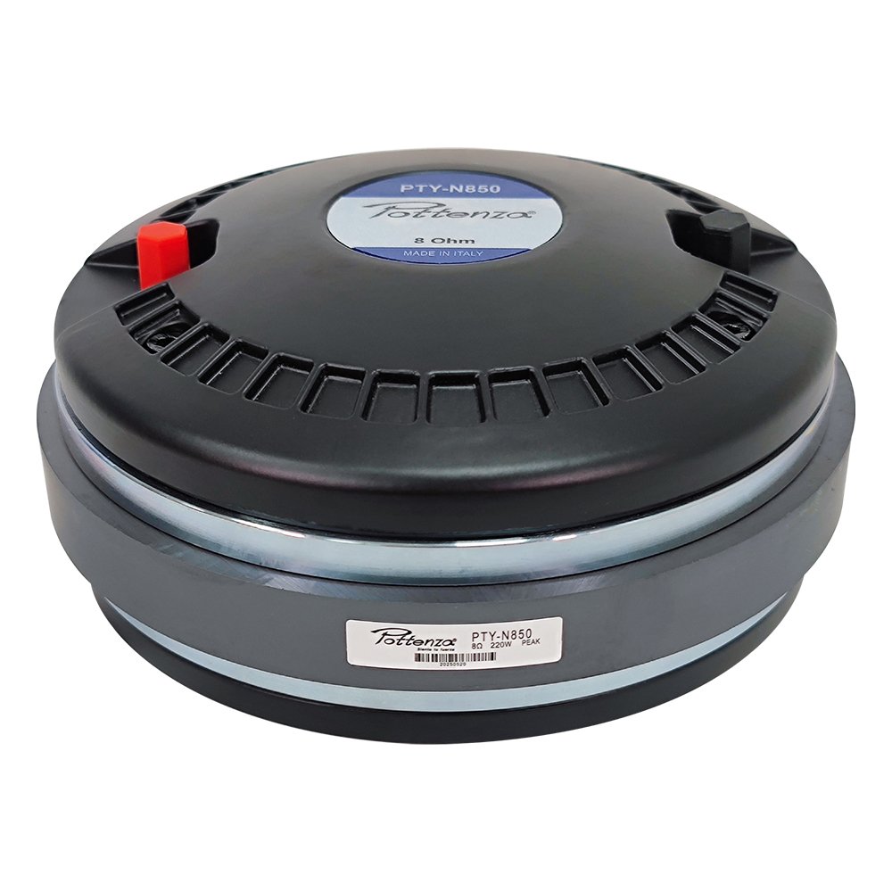 PTY-N850-web-1.jpg PTY-N850 DRIVER (DIAM. DE GARGANTA 2" DIAM. DE BOBINA 3") FERRITA 8 OHM 220W «POTTENZA» - Imagen 1