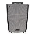 PZ-ABT15(F) Caja acústica activa 15″ 400W RMS con batería, ecualizador, bluetooth, 2 micrófonos inalámbricos, TWS integrado, con salida activa Speakon "POTTENZA PREMIUM"