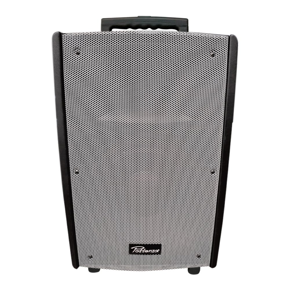 PZ-ABT15-W.jpg PZ-ABT15(F) Caja acústica activa 15″ 400W RMS con batería, ecualizador, bluetooth, 2 micrófonos inalámbricos, TWS integrado, con salida activa Speakon "POTTENZA PREMIUM" - Imagen 1