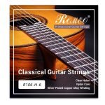 R106-H-6 SEXTA CUERDA  D/NYLON DIA.0.044" P/GUITARRA ACÚSTICA «ROMEO»