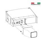 RAINCOV2065 FUNDA PROTECTORA CONTRA LLUVIA P/PANEL DE SEÑAL Y FUENTE DE ALIMENTACION C/MARCO DE METAL P/AX2065AV2 "AXIOM" - Imagen 2
